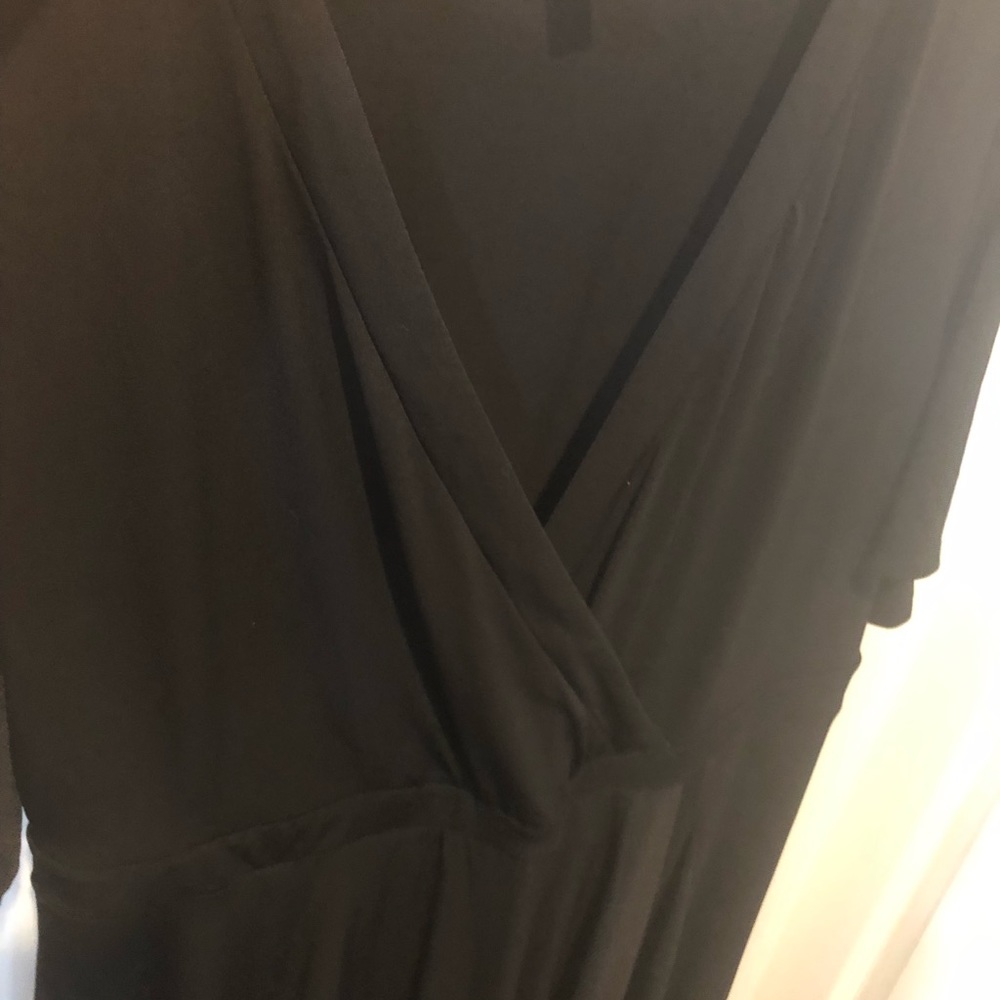 Torrid black wrap dress size 2